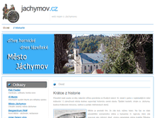 Tablet Screenshot of jachymov.cz